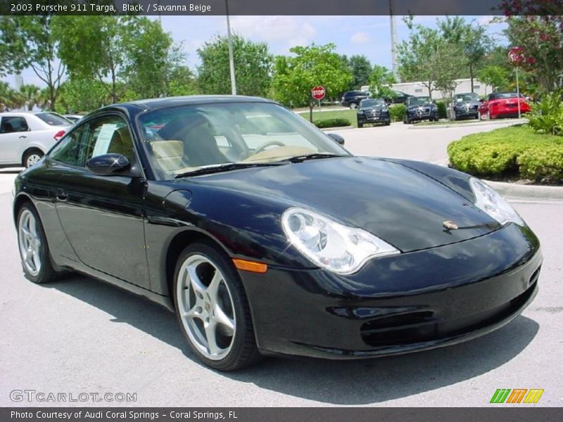 Black / Savanna Beige 2003 Porsche 911 Targa