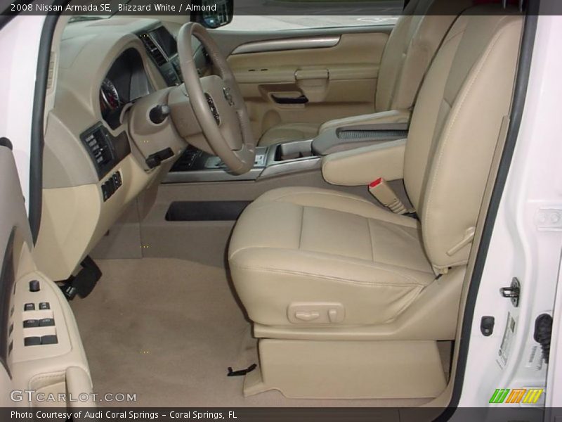 Blizzard White / Almond 2008 Nissan Armada SE