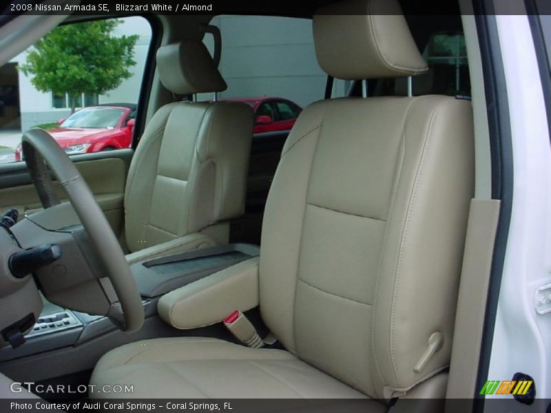 Blizzard White / Almond 2008 Nissan Armada SE