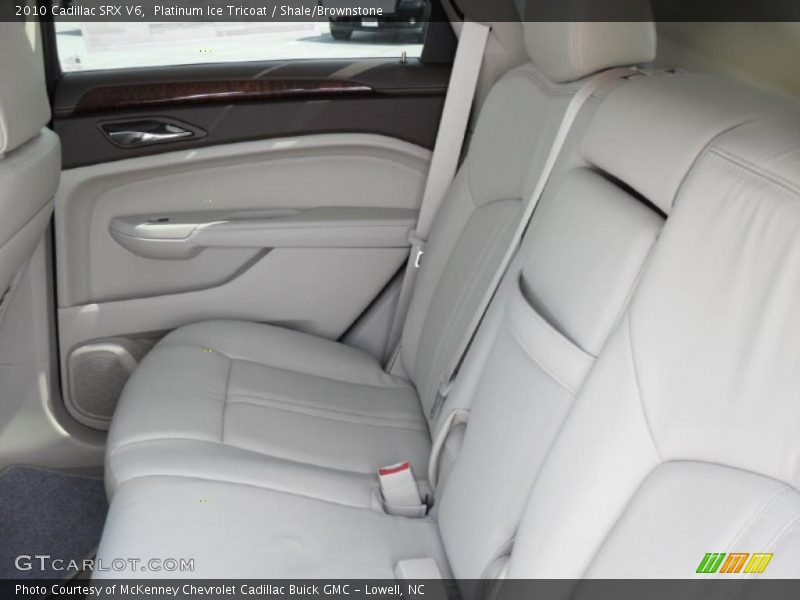 Platinum Ice Tricoat / Shale/Brownstone 2010 Cadillac SRX V6