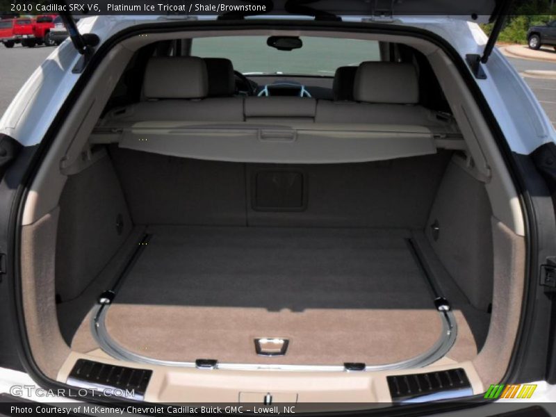 Platinum Ice Tricoat / Shale/Brownstone 2010 Cadillac SRX V6