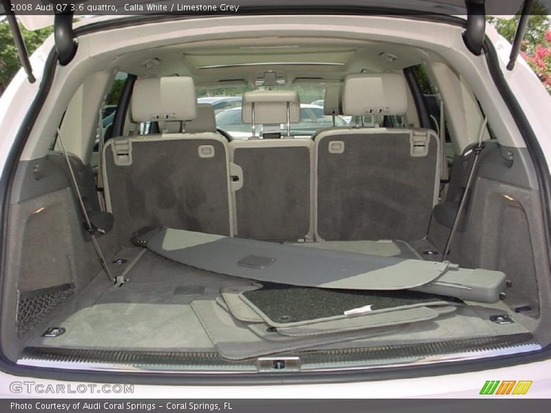 Calla White / Limestone Grey 2008 Audi Q7 3.6 quattro