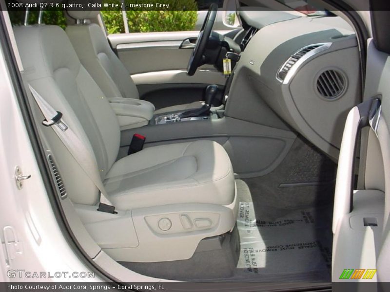 Calla White / Limestone Grey 2008 Audi Q7 3.6 quattro