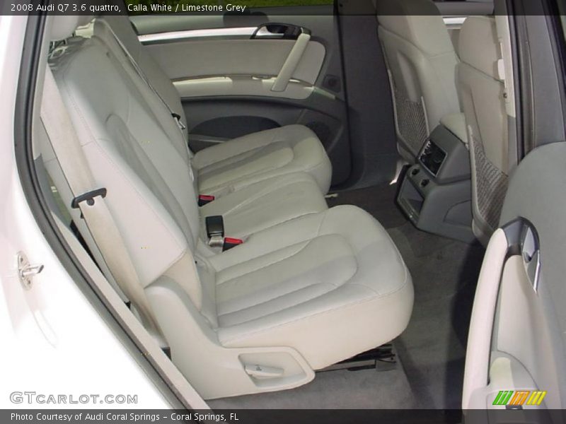 Calla White / Limestone Grey 2008 Audi Q7 3.6 quattro