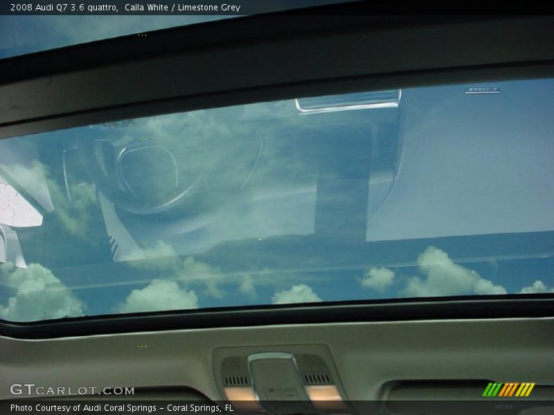 Calla White / Limestone Grey 2008 Audi Q7 3.6 quattro