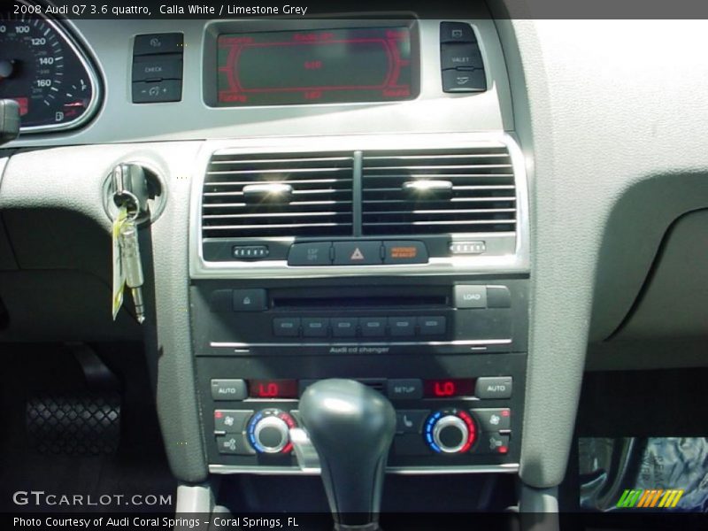 Calla White / Limestone Grey 2008 Audi Q7 3.6 quattro