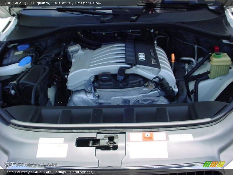 Calla White / Limestone Grey 2008 Audi Q7 3.6 quattro