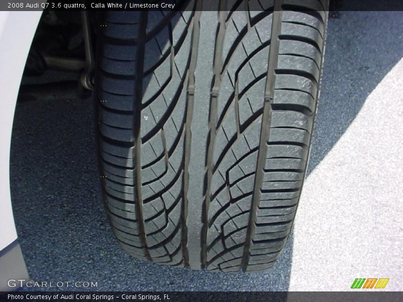 Calla White / Limestone Grey 2008 Audi Q7 3.6 quattro