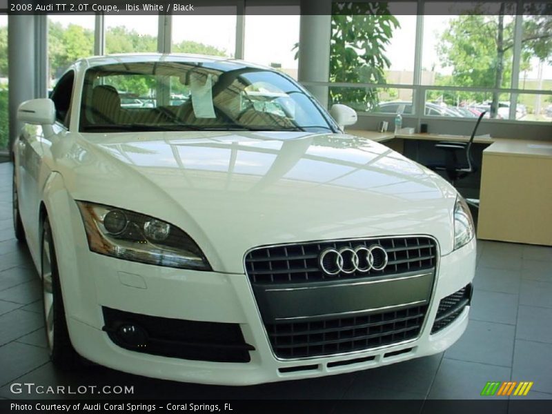 Ibis White / Black 2008 Audi TT 2.0T Coupe