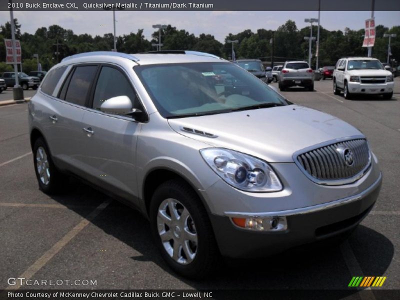 Quicksilver Metallic / Titanium/Dark Titanium 2010 Buick Enclave CXL