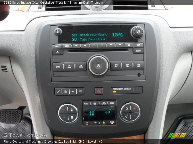 Quicksilver Metallic / Titanium/Dark Titanium 2010 Buick Enclave CXL