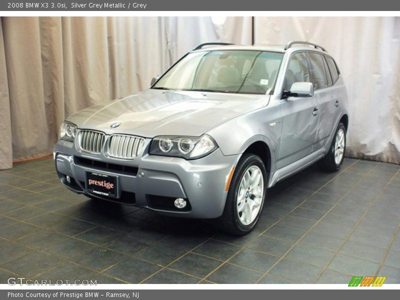 Silver Grey Metallic / Grey 2008 BMW X3 3.0si