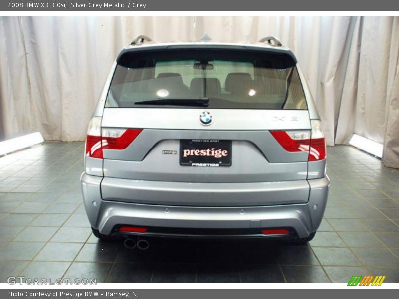 Silver Grey Metallic / Grey 2008 BMW X3 3.0si