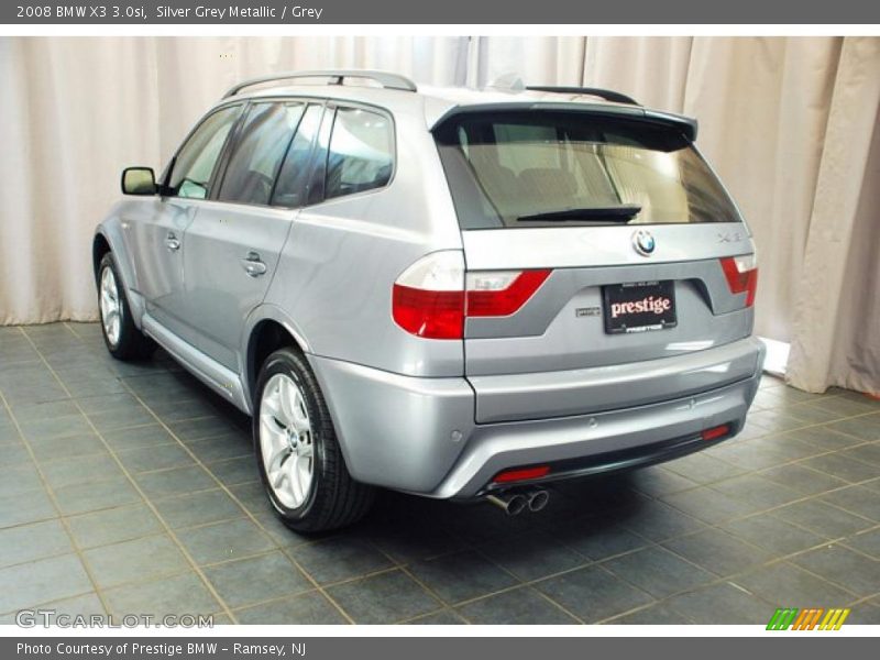 Silver Grey Metallic / Grey 2008 BMW X3 3.0si