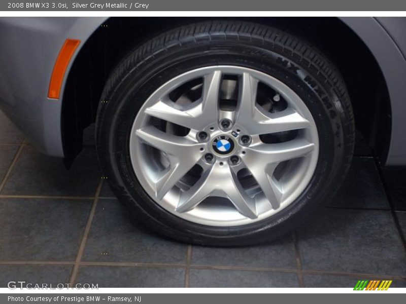 Silver Grey Metallic / Grey 2008 BMW X3 3.0si