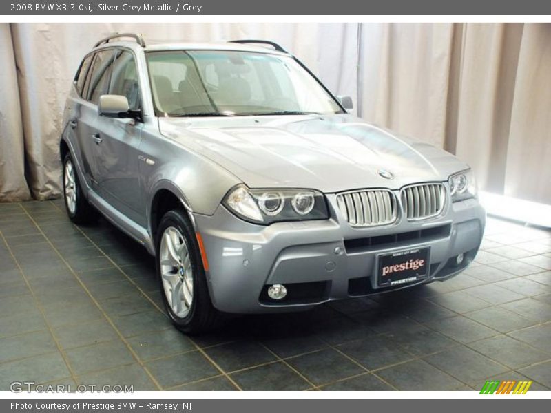 Silver Grey Metallic / Grey 2008 BMW X3 3.0si