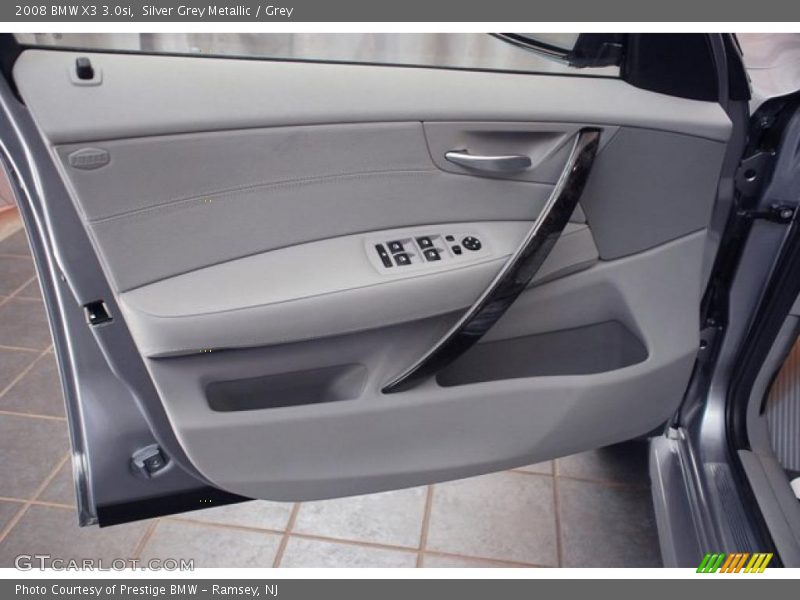 Silver Grey Metallic / Grey 2008 BMW X3 3.0si