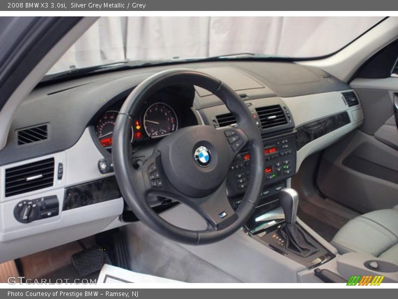 Silver Grey Metallic / Grey 2008 BMW X3 3.0si