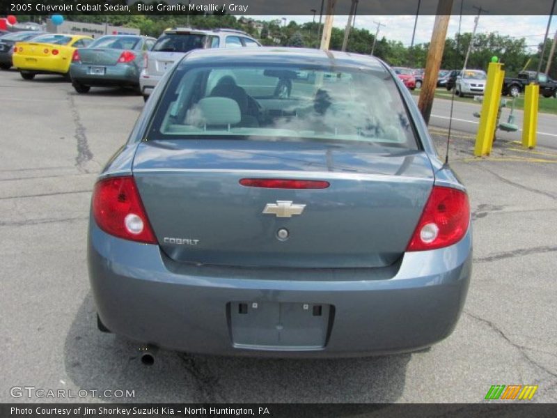 Blue Granite Metallic / Gray 2005 Chevrolet Cobalt Sedan