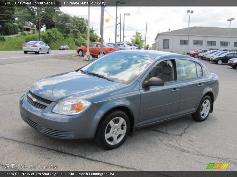 Blue Granite Metallic / Gray 2005 Chevrolet Cobalt Sedan