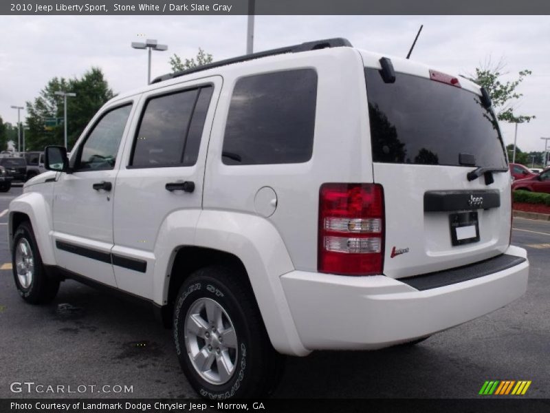 Stone White / Dark Slate Gray 2010 Jeep Liberty Sport