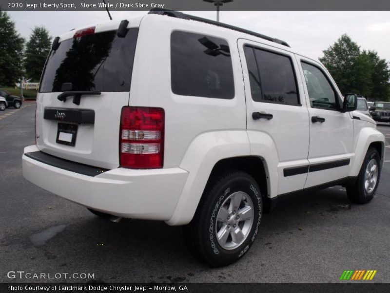 Stone White / Dark Slate Gray 2010 Jeep Liberty Sport