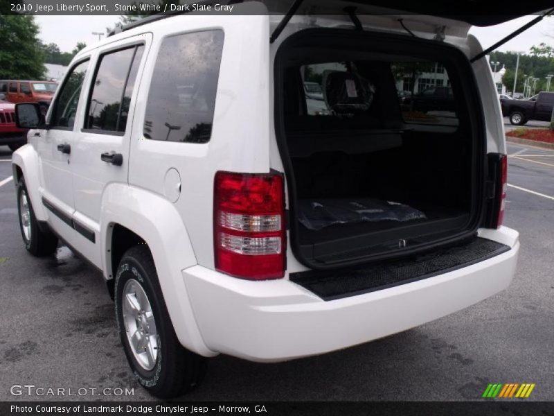 Stone White / Dark Slate Gray 2010 Jeep Liberty Sport