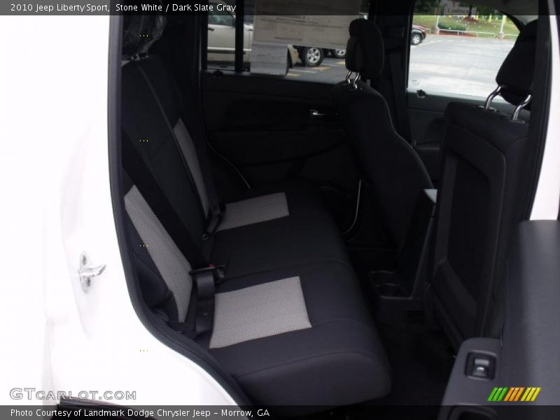 Stone White / Dark Slate Gray 2010 Jeep Liberty Sport