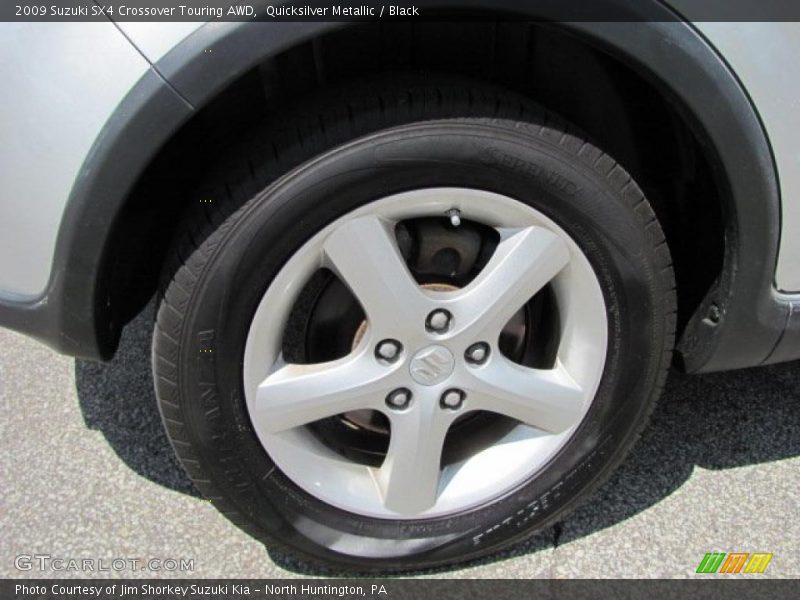 Quicksilver Metallic / Black 2009 Suzuki SX4 Crossover Touring AWD
