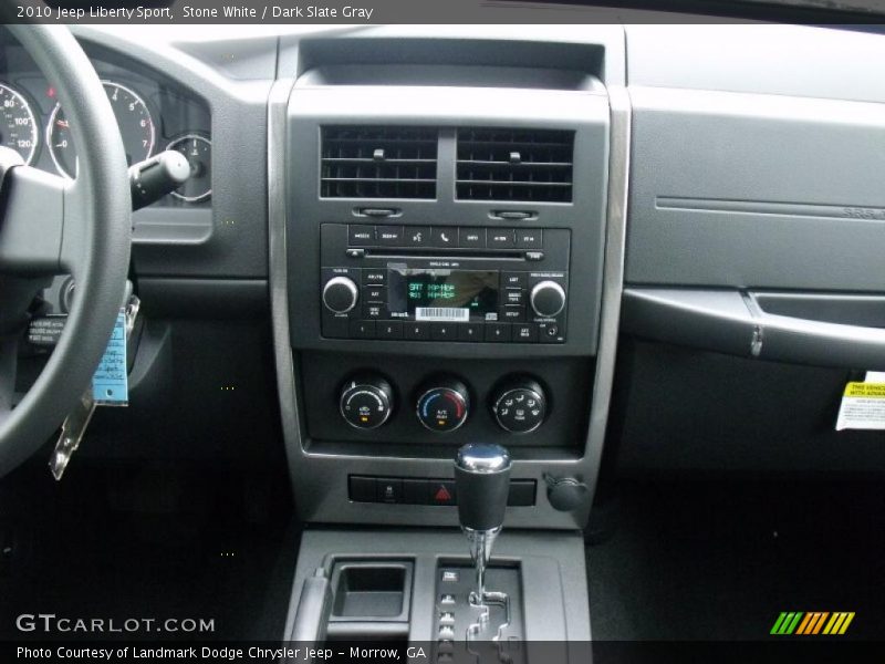 Stone White / Dark Slate Gray 2010 Jeep Liberty Sport