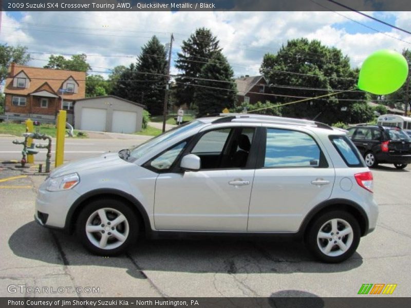 Quicksilver Metallic / Black 2009 Suzuki SX4 Crossover Touring AWD