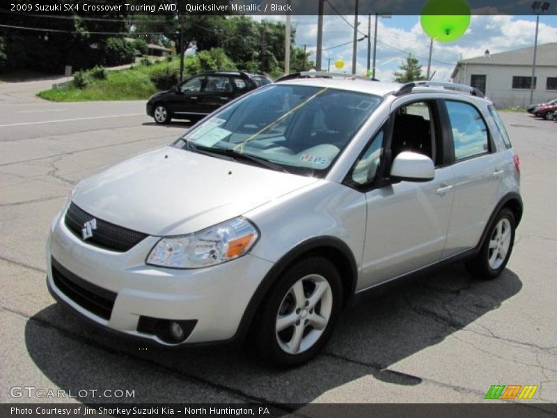 Quicksilver Metallic / Black 2009 Suzuki SX4 Crossover Touring AWD