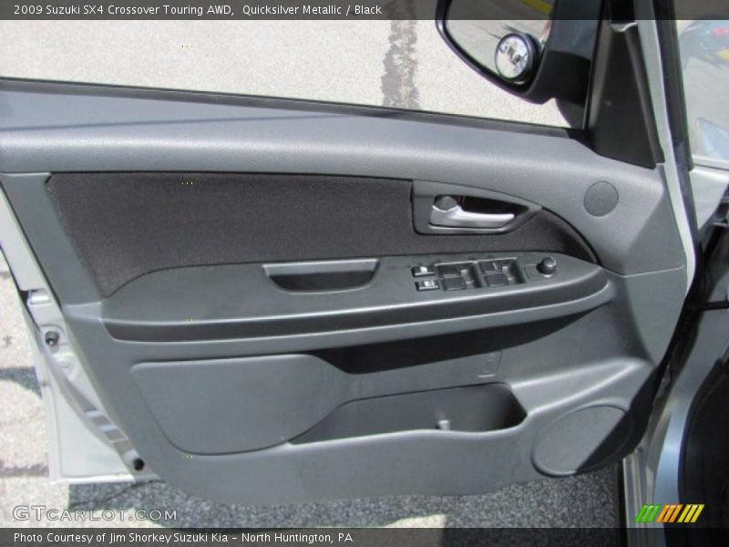 Quicksilver Metallic / Black 2009 Suzuki SX4 Crossover Touring AWD