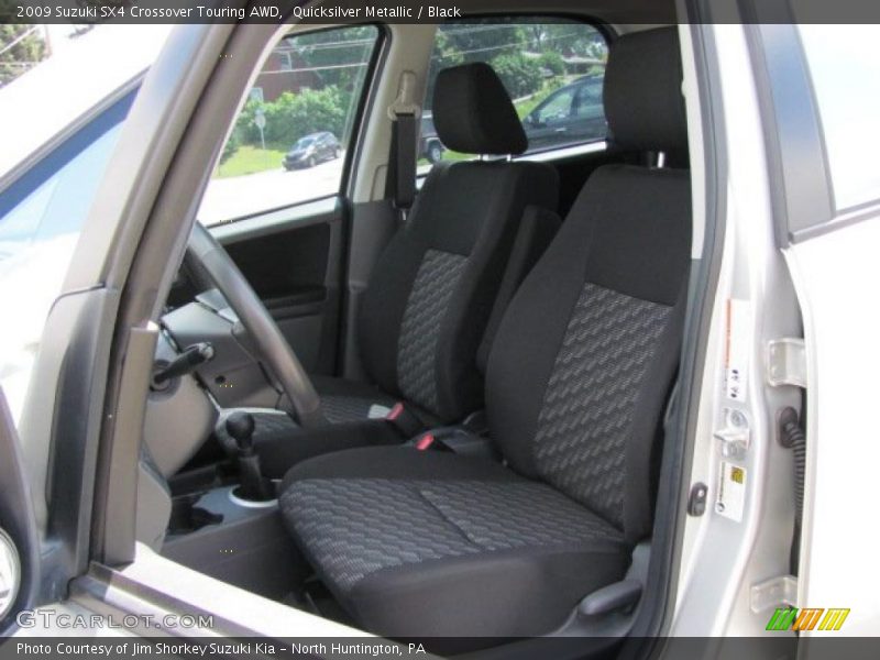 Quicksilver Metallic / Black 2009 Suzuki SX4 Crossover Touring AWD