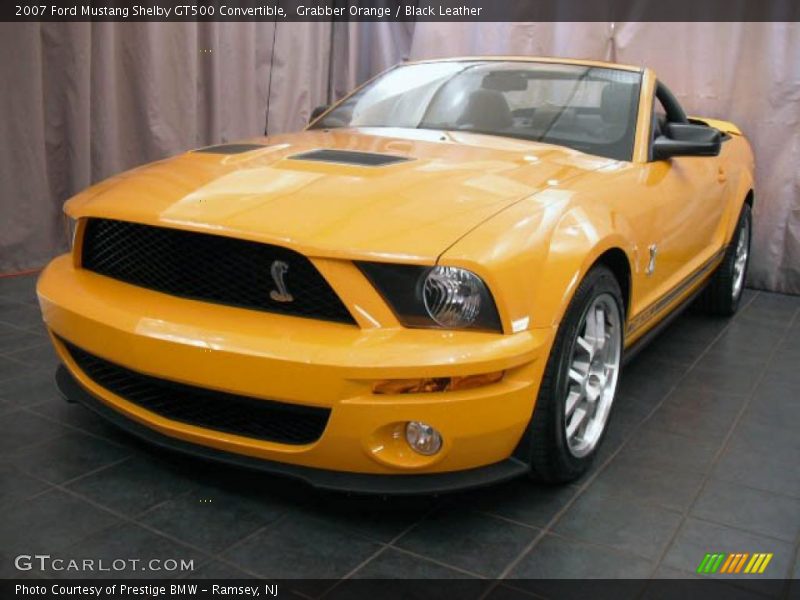 Grabber Orange / Black Leather 2007 Ford Mustang Shelby GT500 Convertible