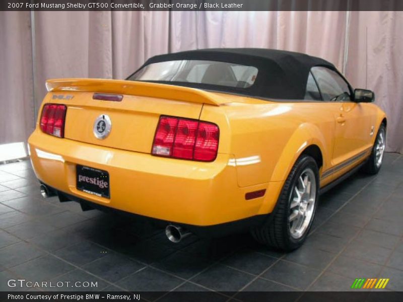 Grabber Orange / Black Leather 2007 Ford Mustang Shelby GT500 Convertible
