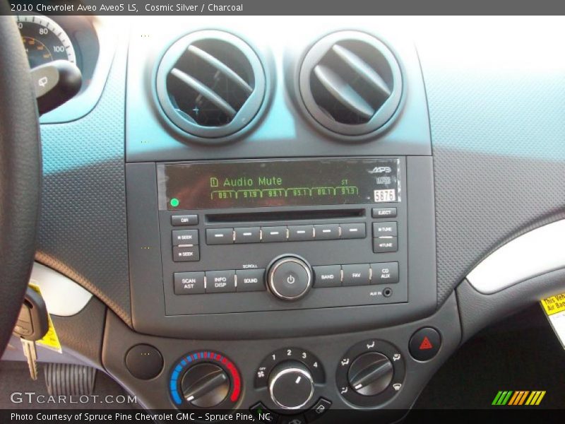 Cosmic Silver / Charcoal 2010 Chevrolet Aveo Aveo5 LS