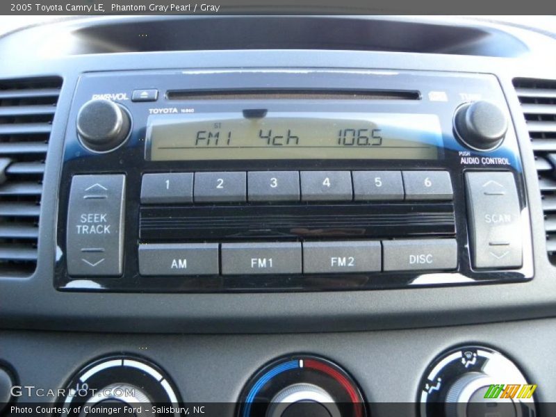 Phantom Gray Pearl / Gray 2005 Toyota Camry LE