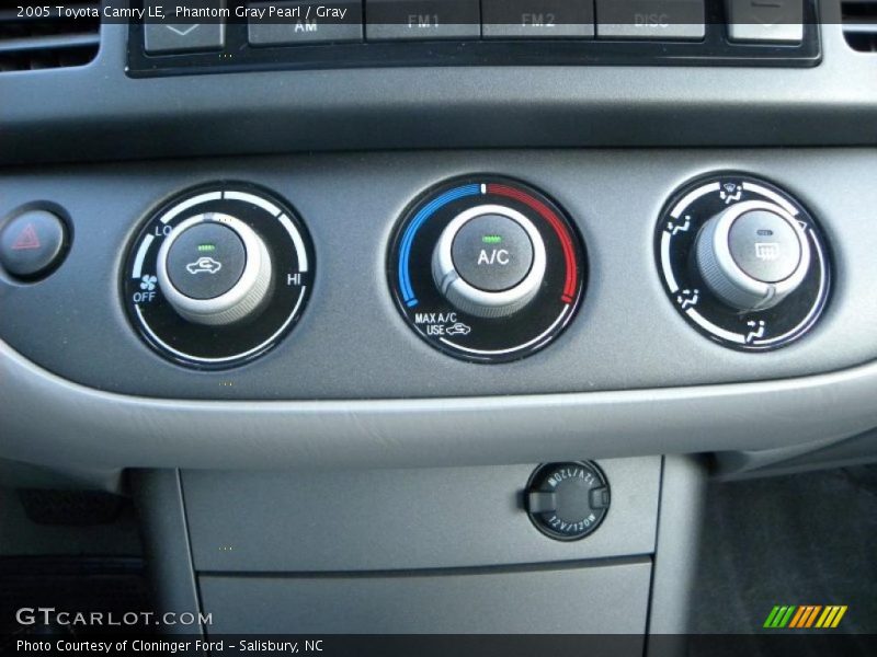 Phantom Gray Pearl / Gray 2005 Toyota Camry LE