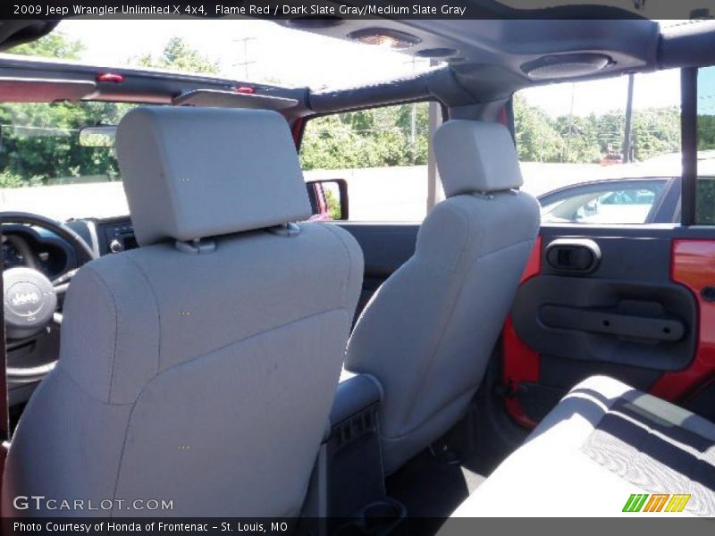 Flame Red / Dark Slate Gray/Medium Slate Gray 2009 Jeep Wrangler Unlimited X 4x4