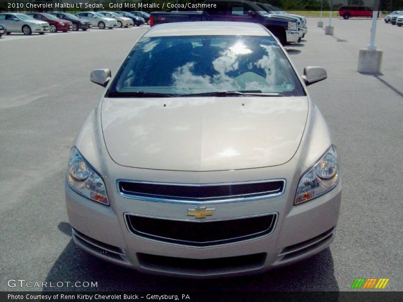 Gold Mist Metallic / Cocoa/Cashmere 2010 Chevrolet Malibu LT Sedan