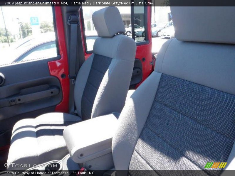 Flame Red / Dark Slate Gray/Medium Slate Gray 2009 Jeep Wrangler Unlimited X 4x4