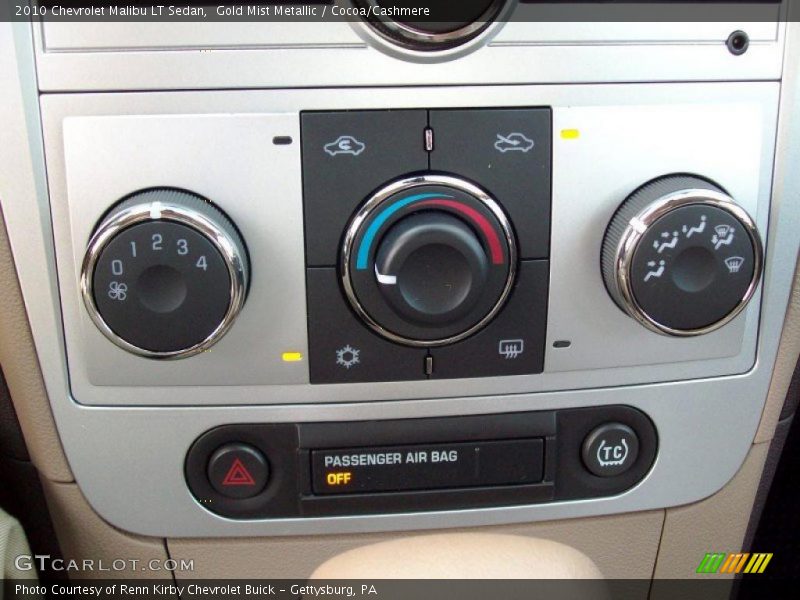 Gold Mist Metallic / Cocoa/Cashmere 2010 Chevrolet Malibu LT Sedan