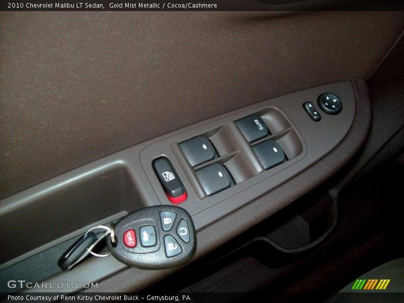 Gold Mist Metallic / Cocoa/Cashmere 2010 Chevrolet Malibu LT Sedan
