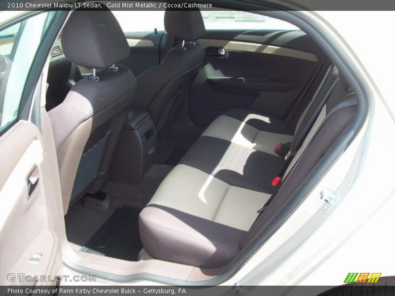 Gold Mist Metallic / Cocoa/Cashmere 2010 Chevrolet Malibu LT Sedan