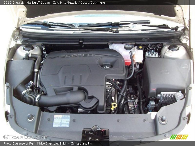 Gold Mist Metallic / Cocoa/Cashmere 2010 Chevrolet Malibu LT Sedan