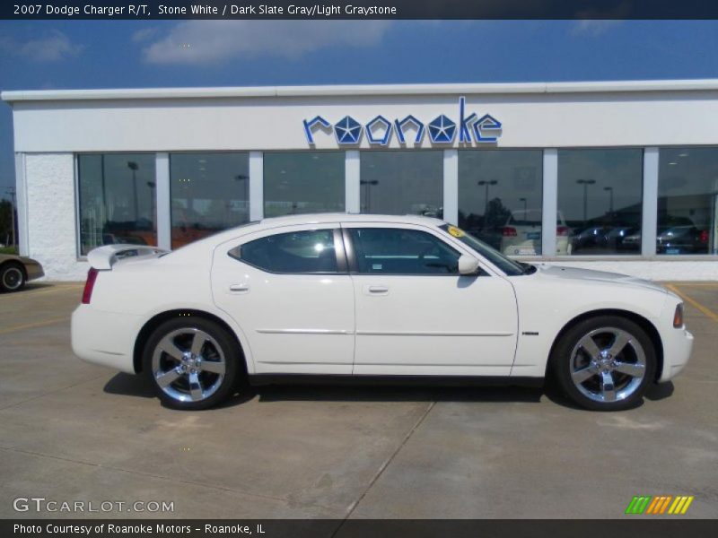 Stone White / Dark Slate Gray/Light Graystone 2007 Dodge Charger R/T