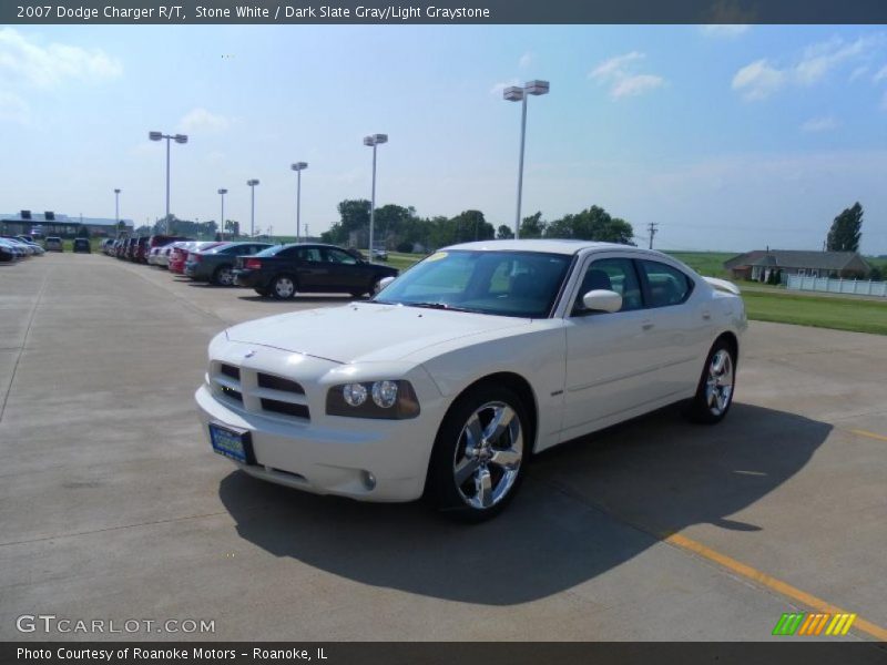 Stone White / Dark Slate Gray/Light Graystone 2007 Dodge Charger R/T