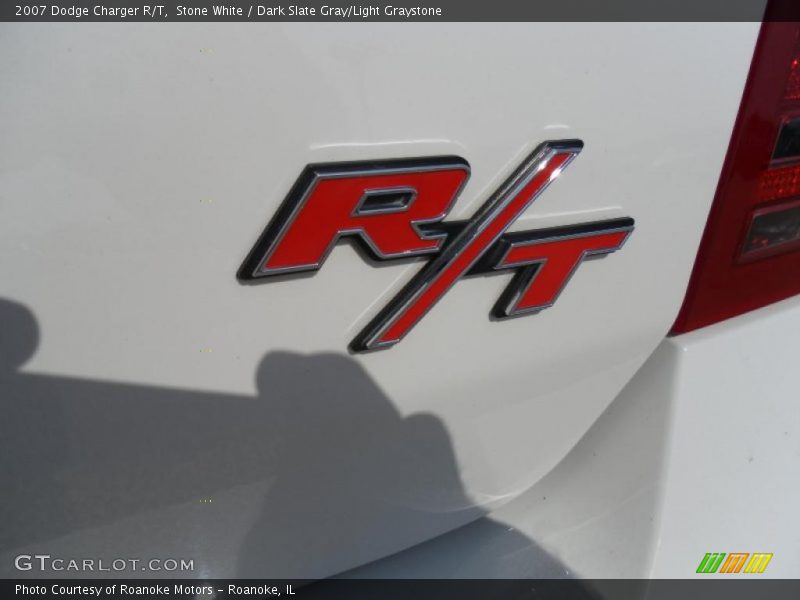 Stone White / Dark Slate Gray/Light Graystone 2007 Dodge Charger R/T