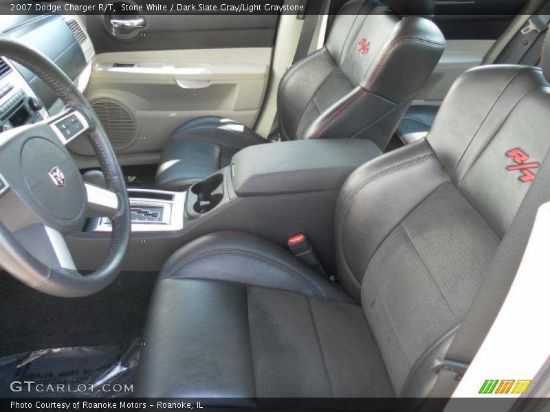 Stone White / Dark Slate Gray/Light Graystone 2007 Dodge Charger R/T